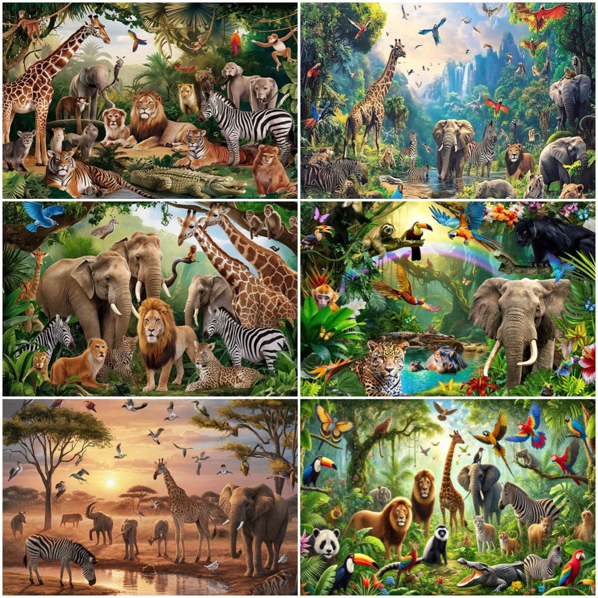 Photography Zoo - Jungle Adventure Wildlife Theme Party Decoration
