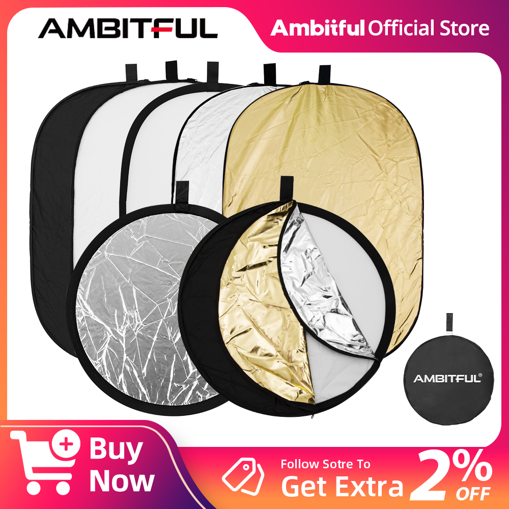 Reflector 5 In 1 - AMBITFUL Photography 5 in 1 Round