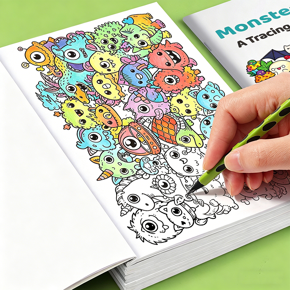 Photography Of Book - Trace & Color Doodles Coloring Book