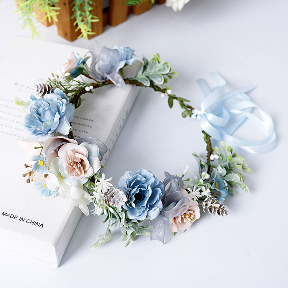 Photography Life - Elegant Flower Crown For Women Artificial
