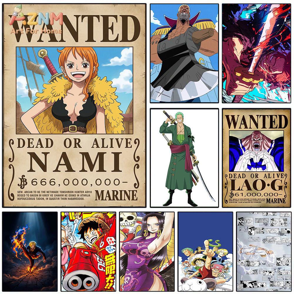 Photography Anime - AZNM One Piece Nami Wanted Poster