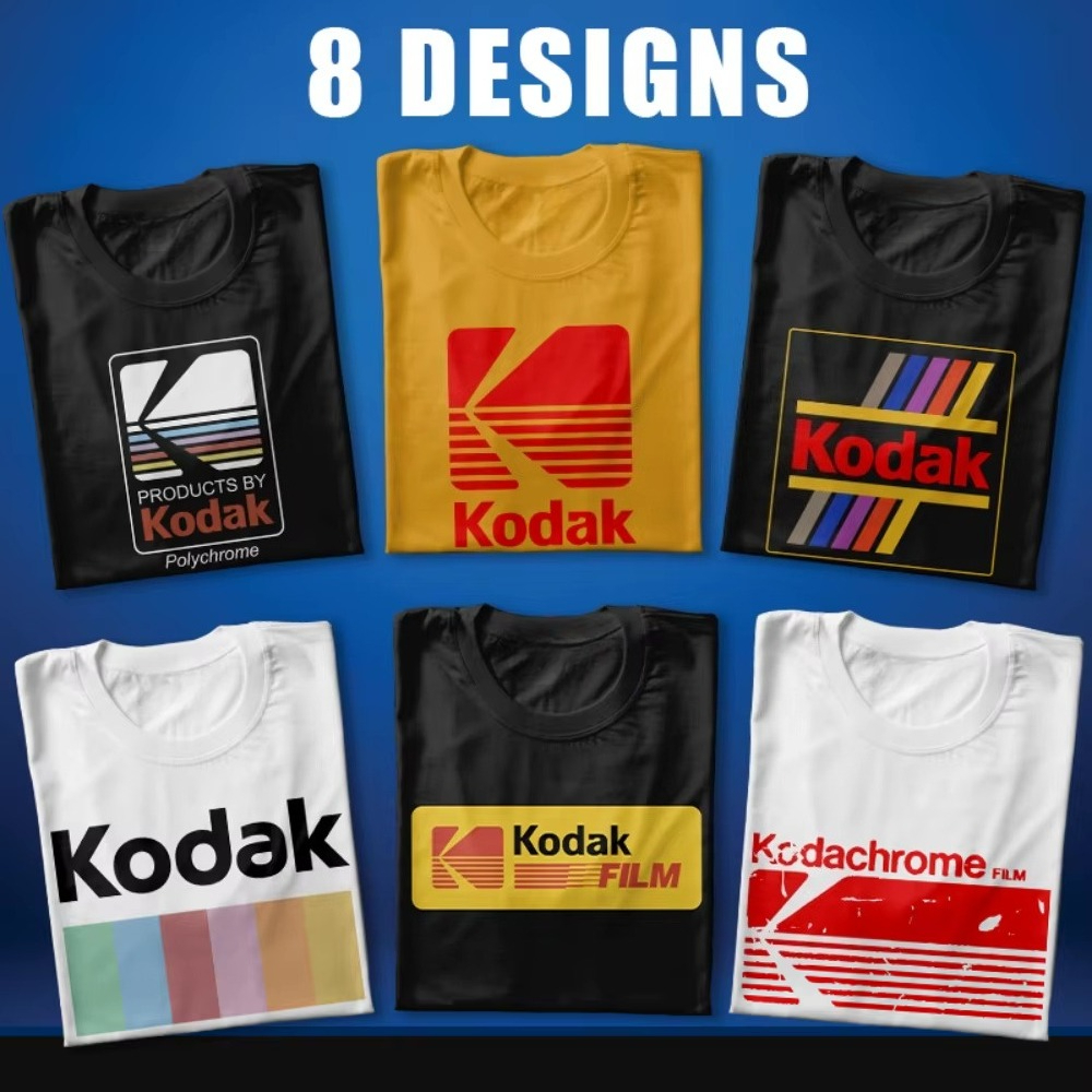 Photography Graphic Design - Kodak 8 Designs Retro Graphic T-shirt