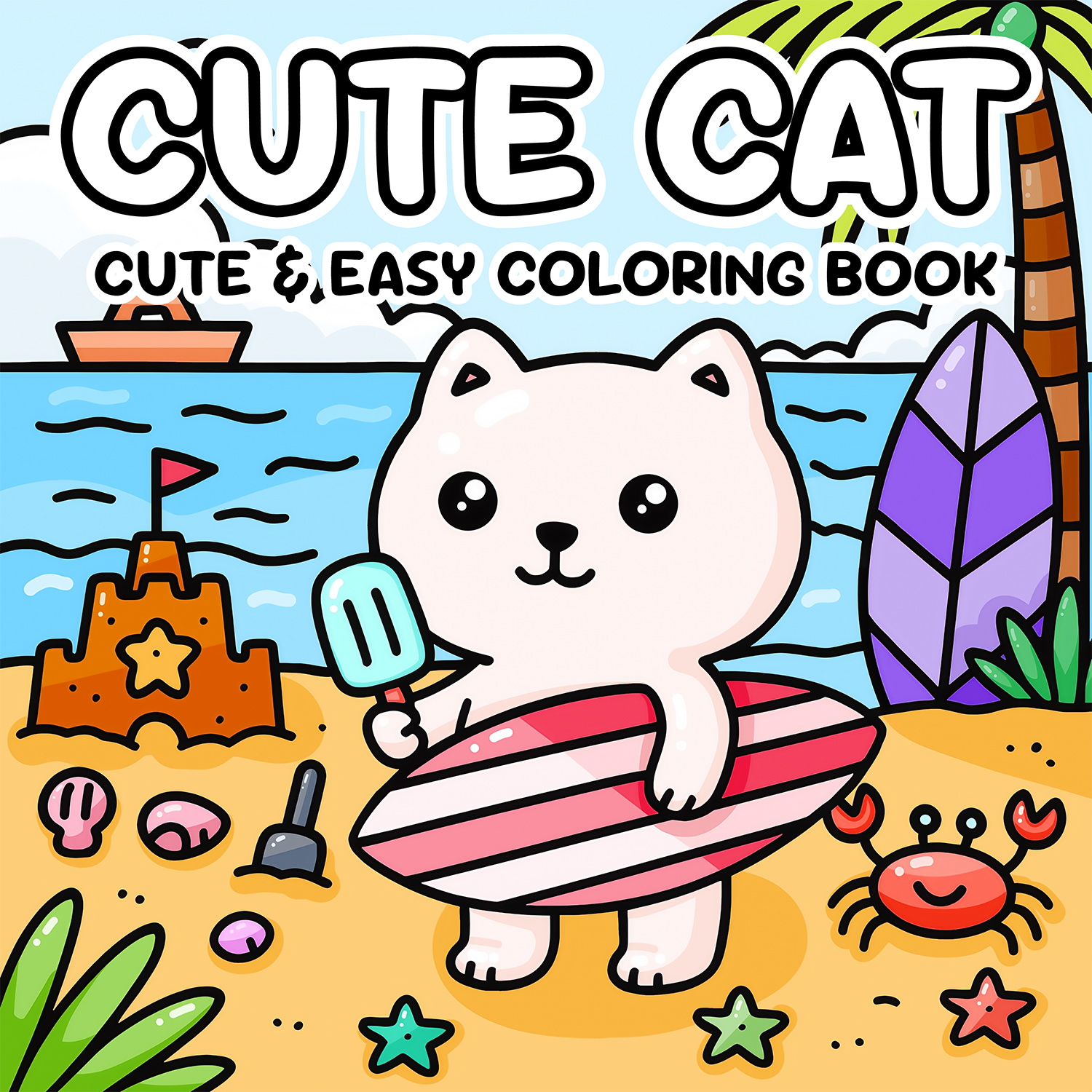 Photography Of Book - Anti Anxiety Cute Cat Coloring Book