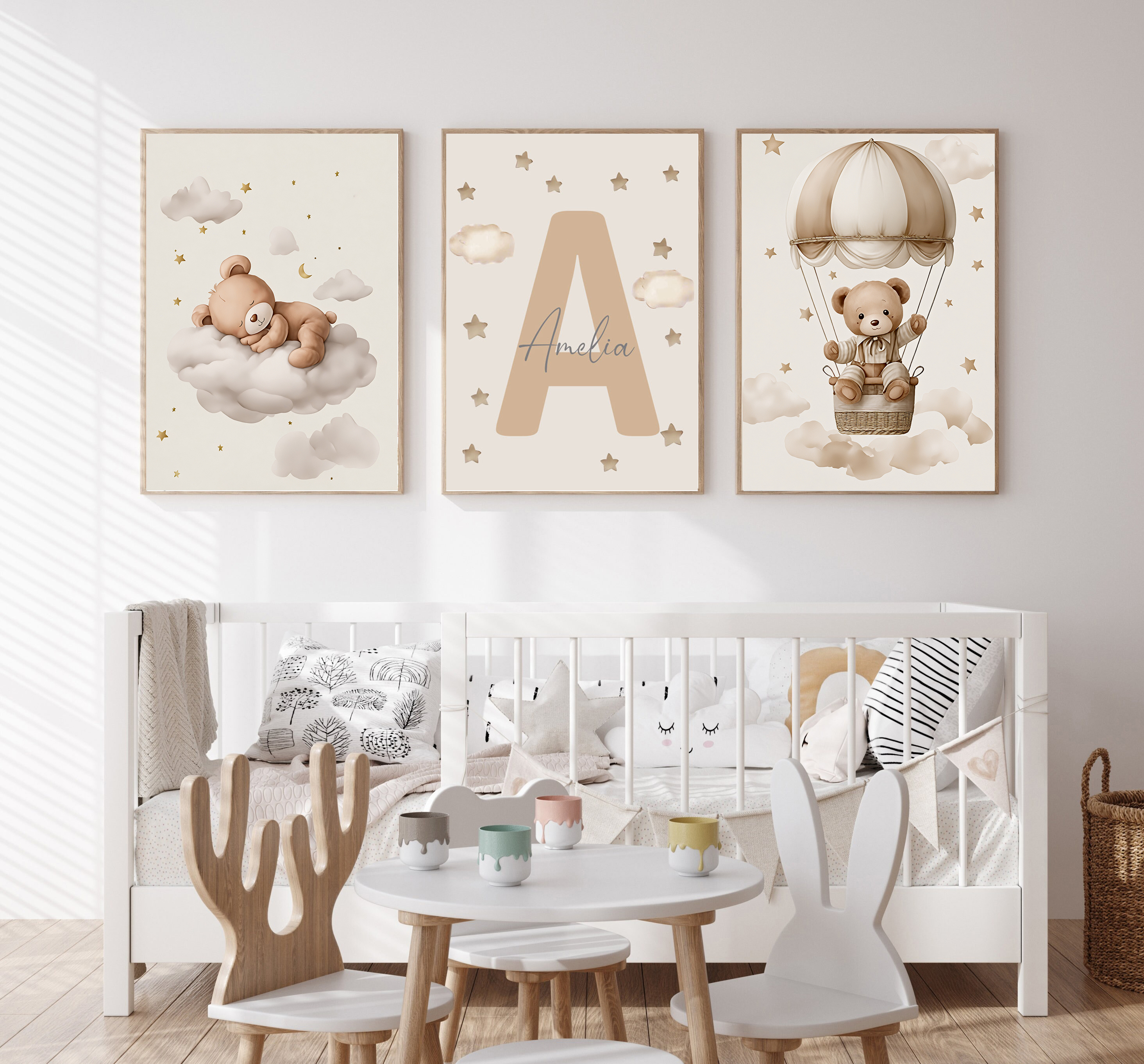 Photography Image - 3pcs/set Bohemian Teddy Bear Animal Custom
