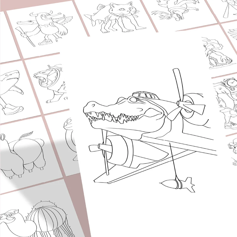 Italian Brainrot Coloring Book - Photography Of Book บทวิจารณ์และราคา