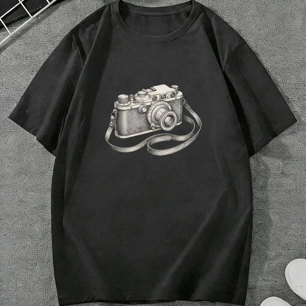Camera Shirt Vintage Camera Te - Photography Graphic Design บทวิจารณ์และราคา