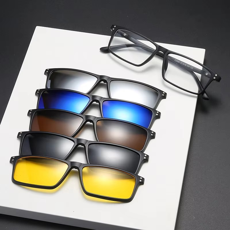 Myopia Magnetic Sunglasses Men - Reflector 5 In 1 บทวิจารณ์และราคา