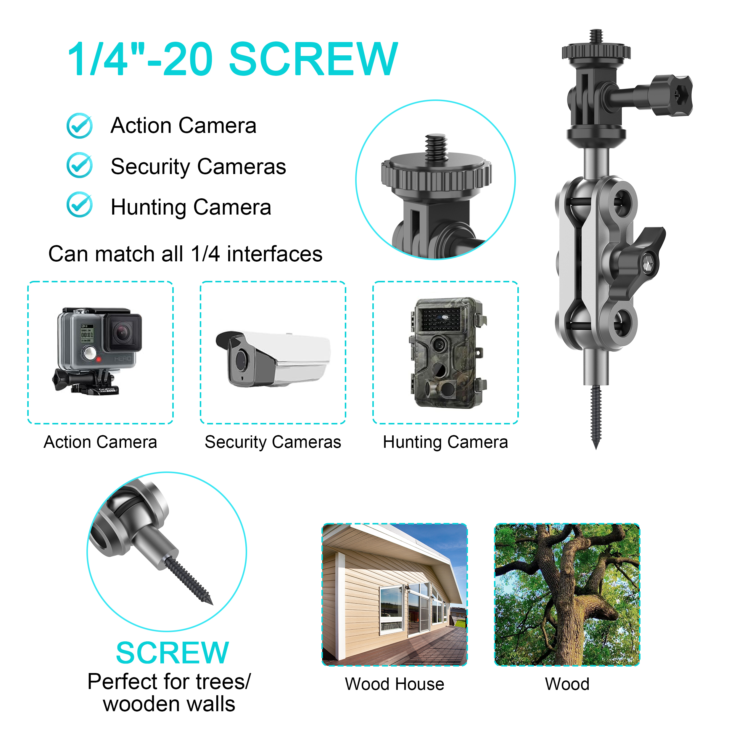 Trail Cameras Mounting Bracket - Photography Gear บทวิจารณ์และราคา