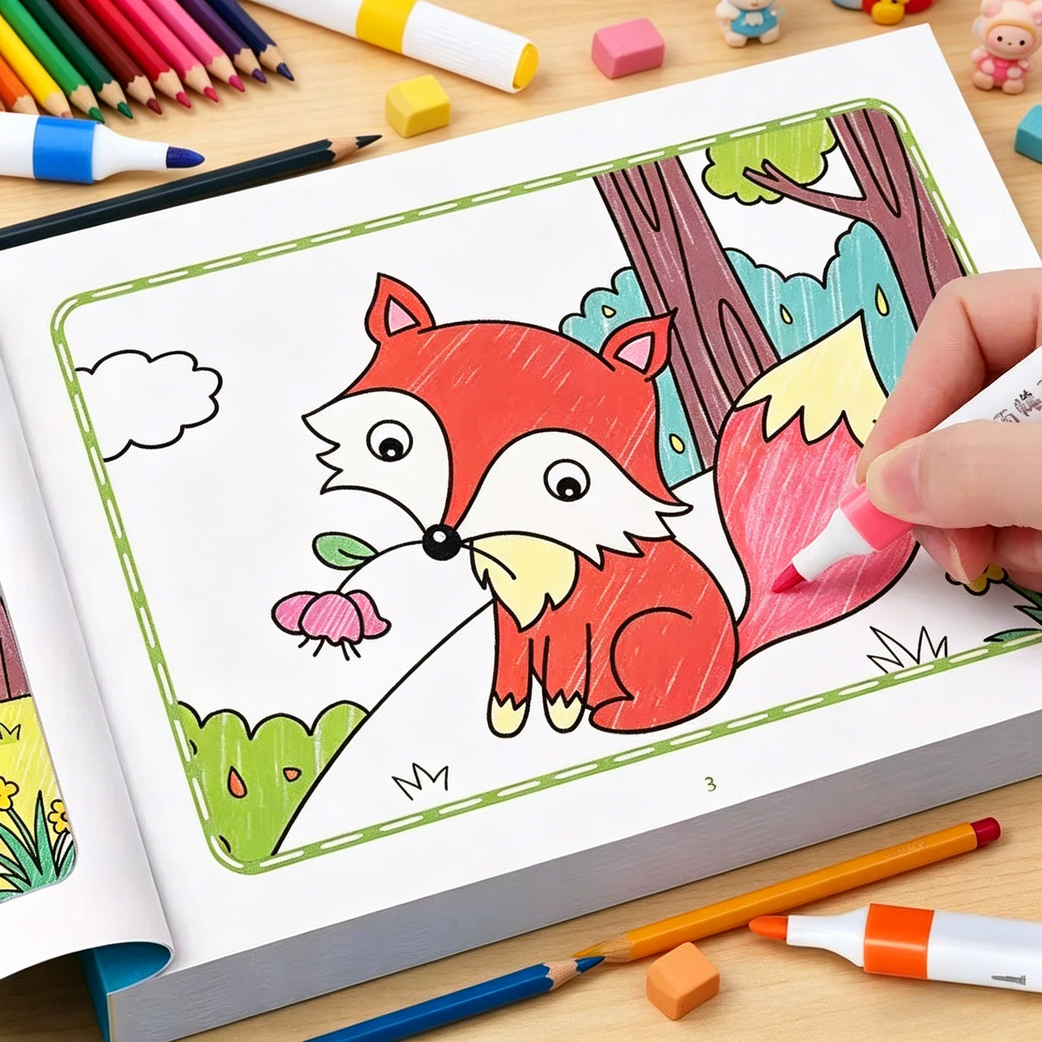 Children's Animal Coloring Boo - Photography Of Book บทวิจารณ์และราคา