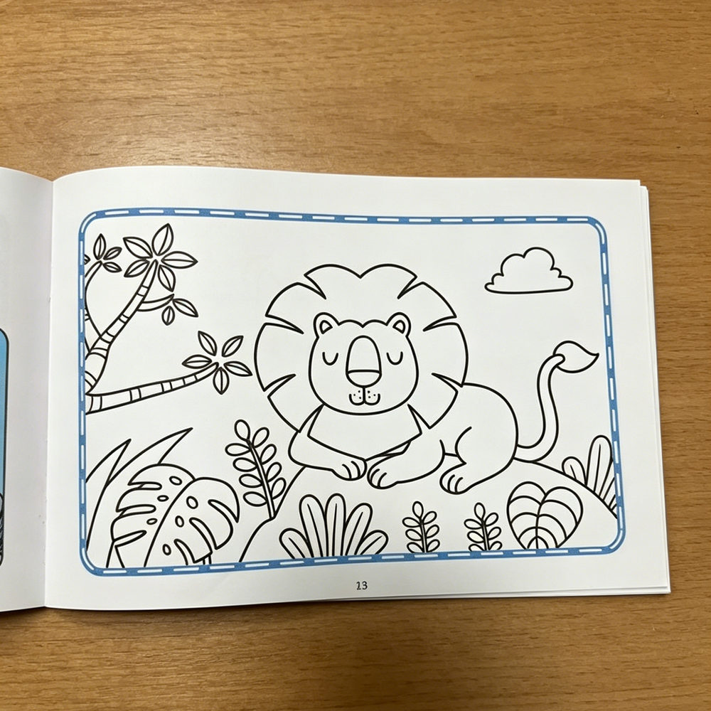 Children's Animal Coloring Boo - Photography Of Book บทวิจารณ์และราคา