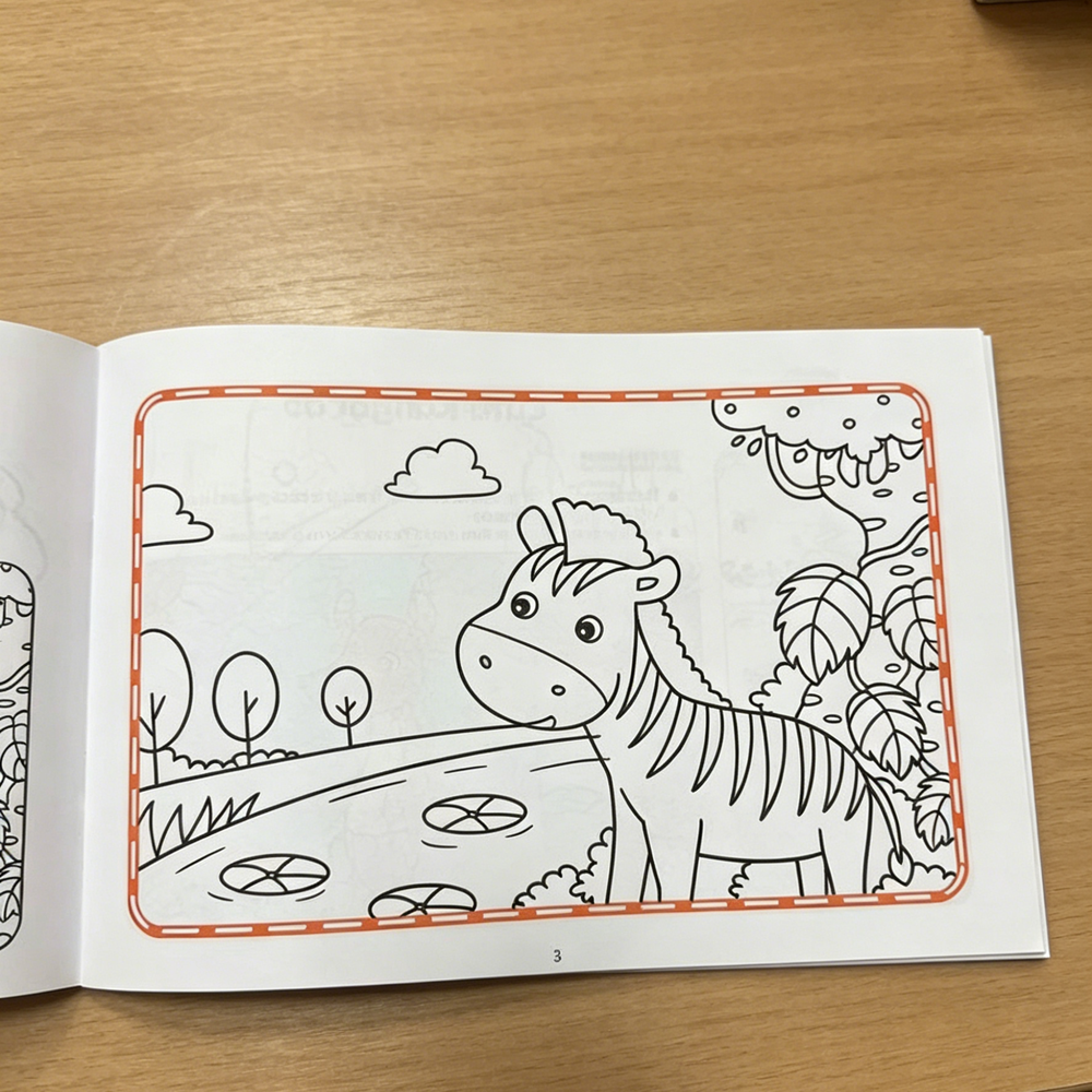 Children's Animal Coloring Boo - Photography Of Book บทวิจารณ์และราคา