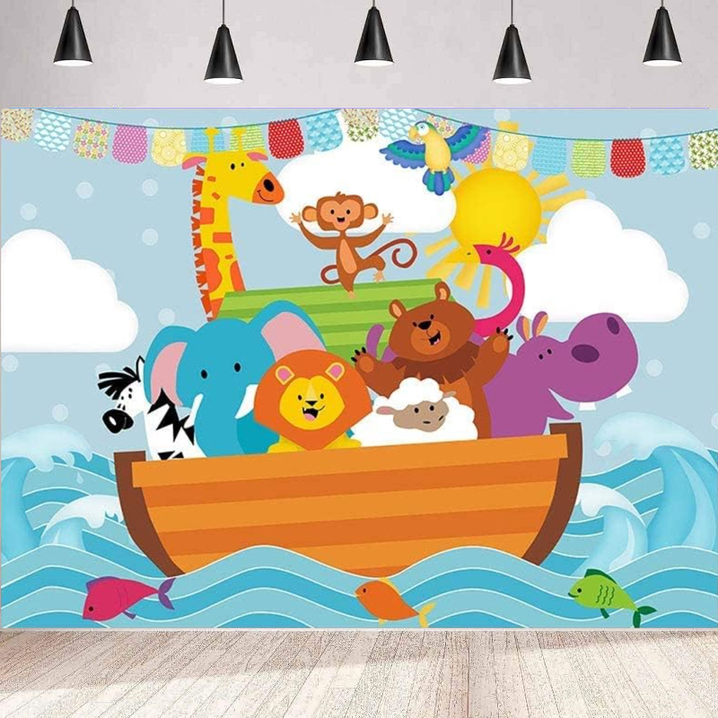 Cartoon Noah's Ark Sea Photogr - Photography Zoo บทวิจารณ์และราคา