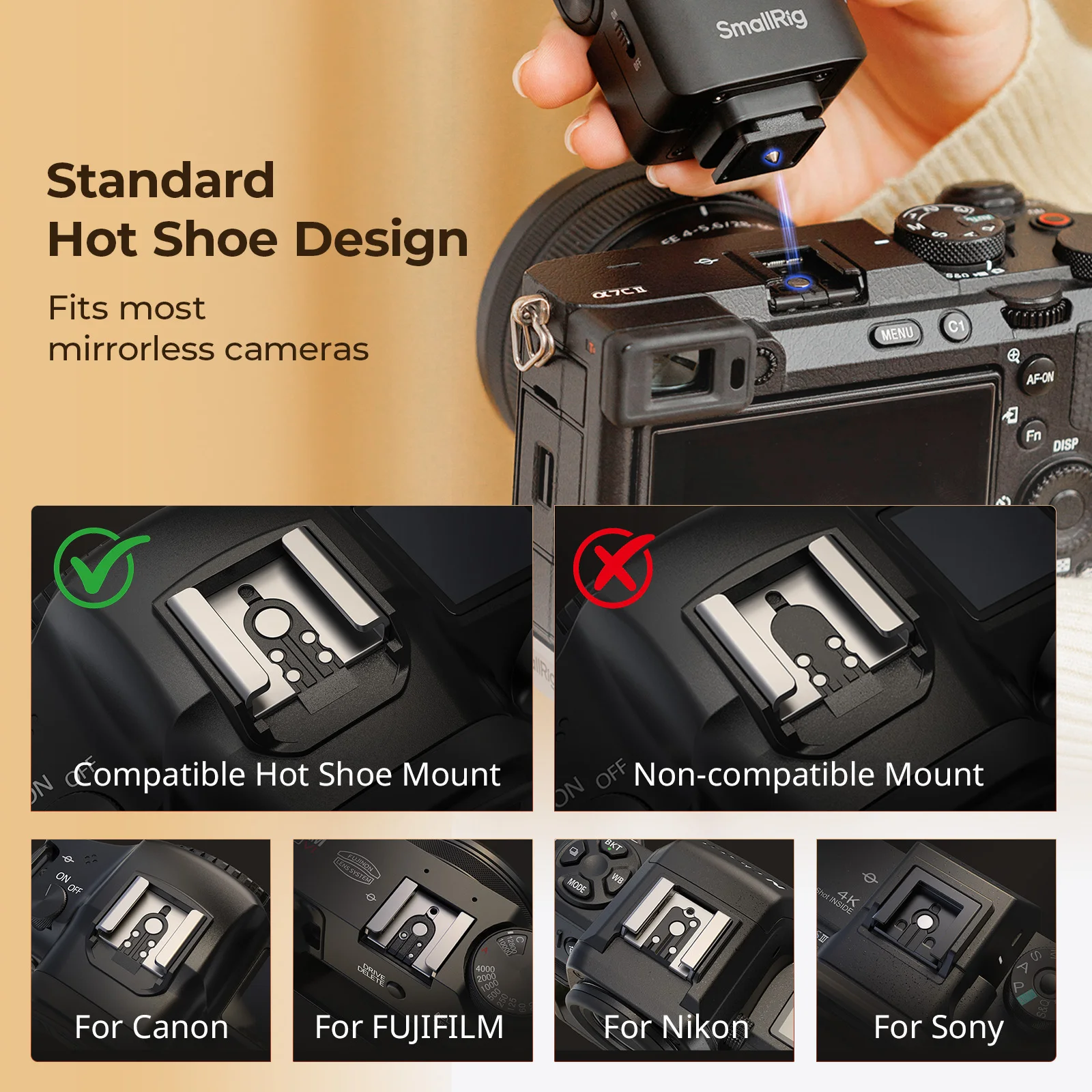 SmallRig 5883 Mini External Fl - Speedlite Flash External บทวิจารณ์และราคา