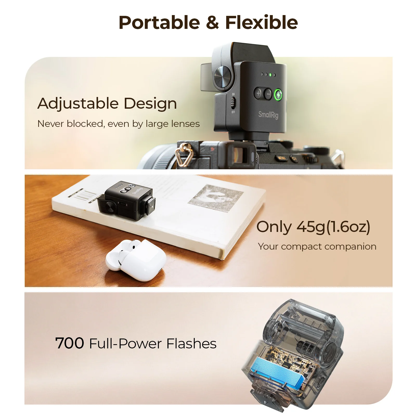 SmallRig 5883 Mini External Fl - Speedlite Flash External บทวิจารณ์และราคา