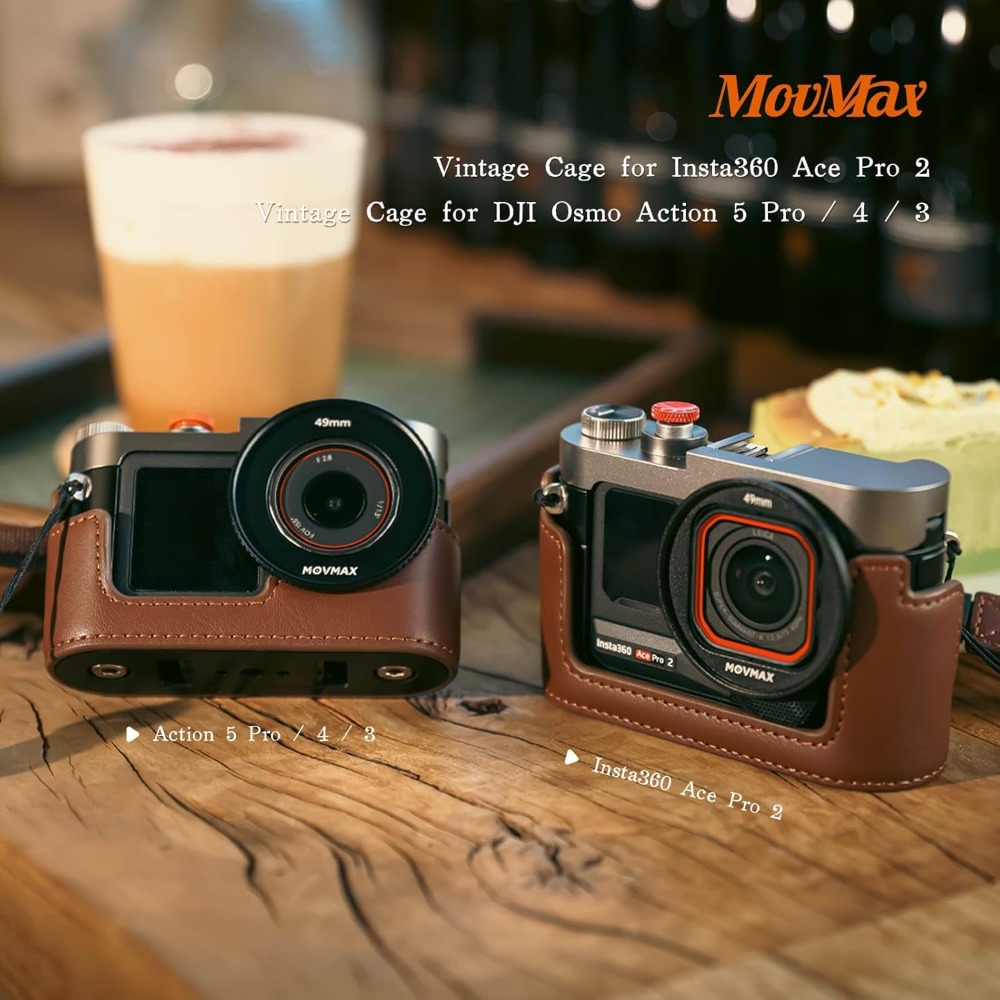 Vintage Camera Cage for Insta3 - Camera Strap Leather บทวิจารณ์และราคา