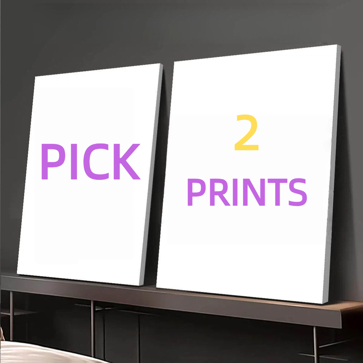 2pcs/set of custom canvas phot - Photography Image บทวิจารณ์และราคา