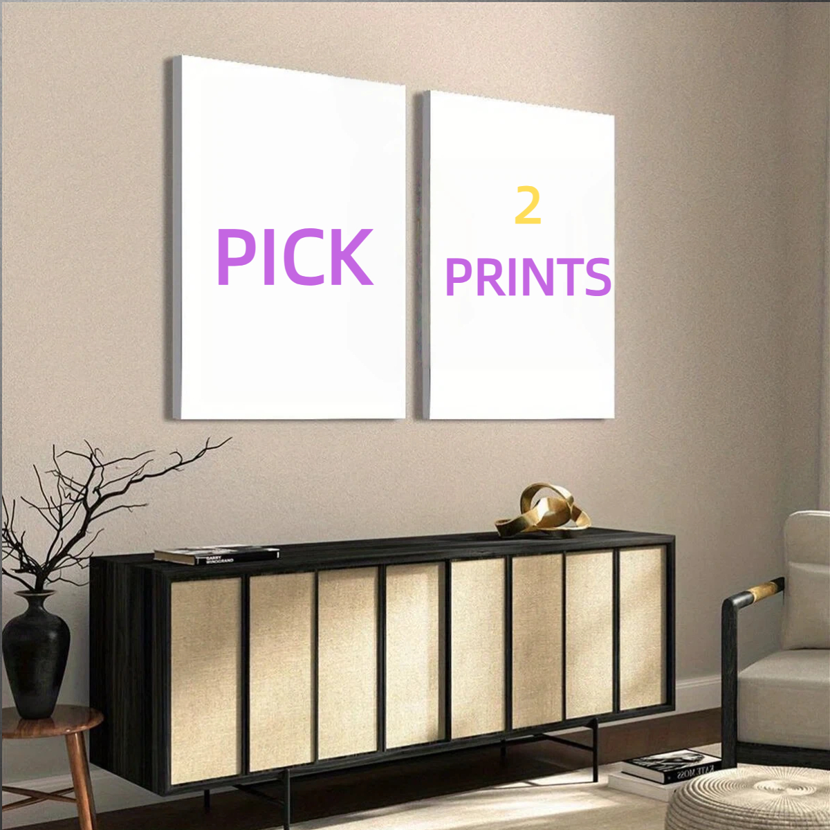 2pcs/set of custom canvas phot - Photography Image บทวิจารณ์และราคา