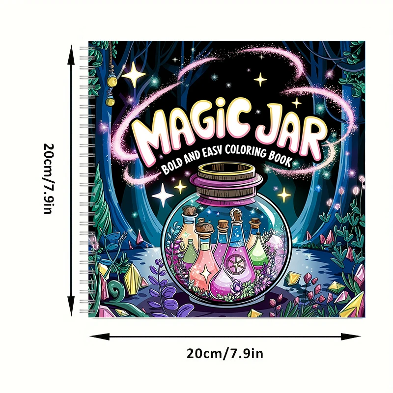 Coloring Book Magic Jar for Ad - Photography Of Book บทวิจารณ์และราคา