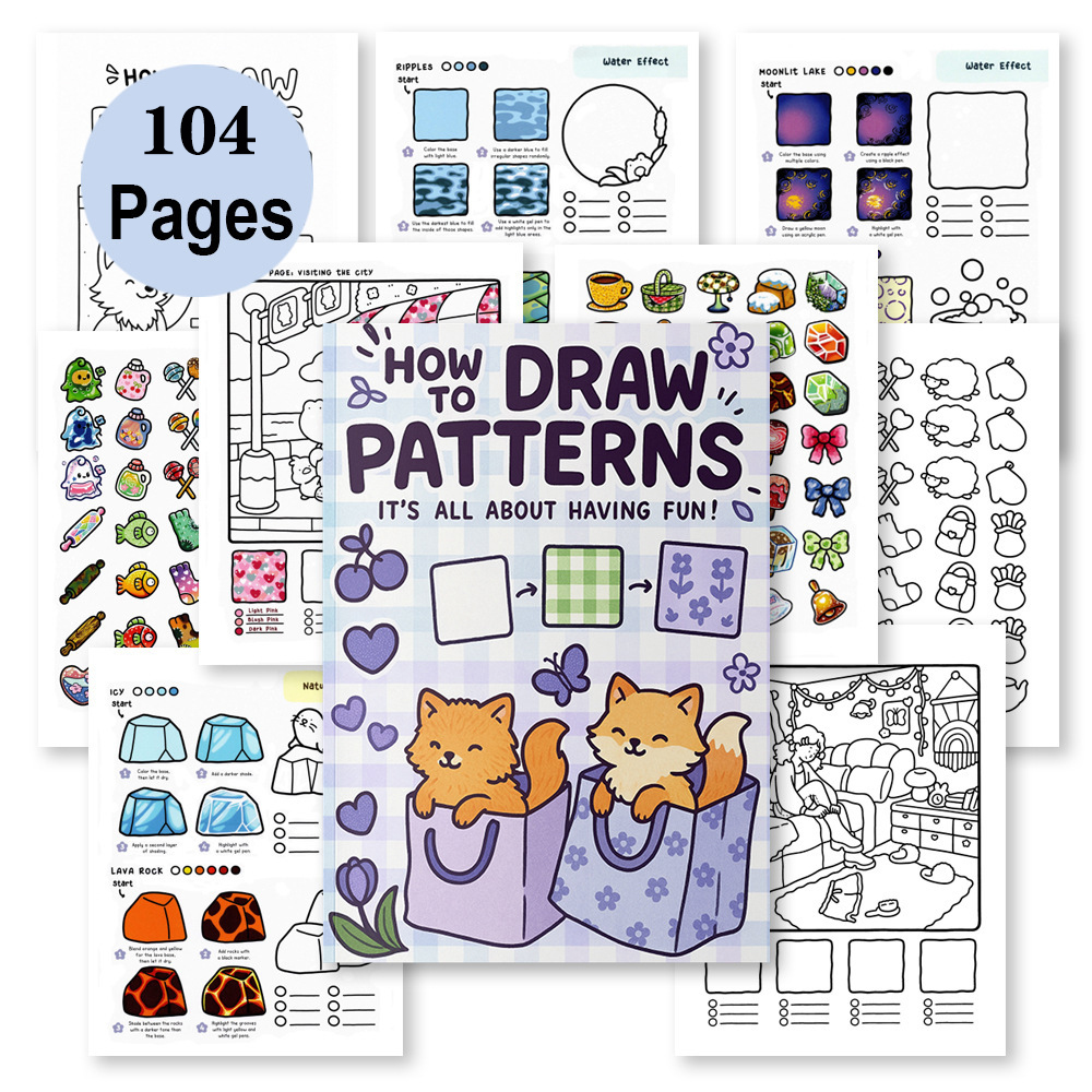 Coloring Book: How to Draw Pat - Photography Of Book บทวิจารณ์และราคา