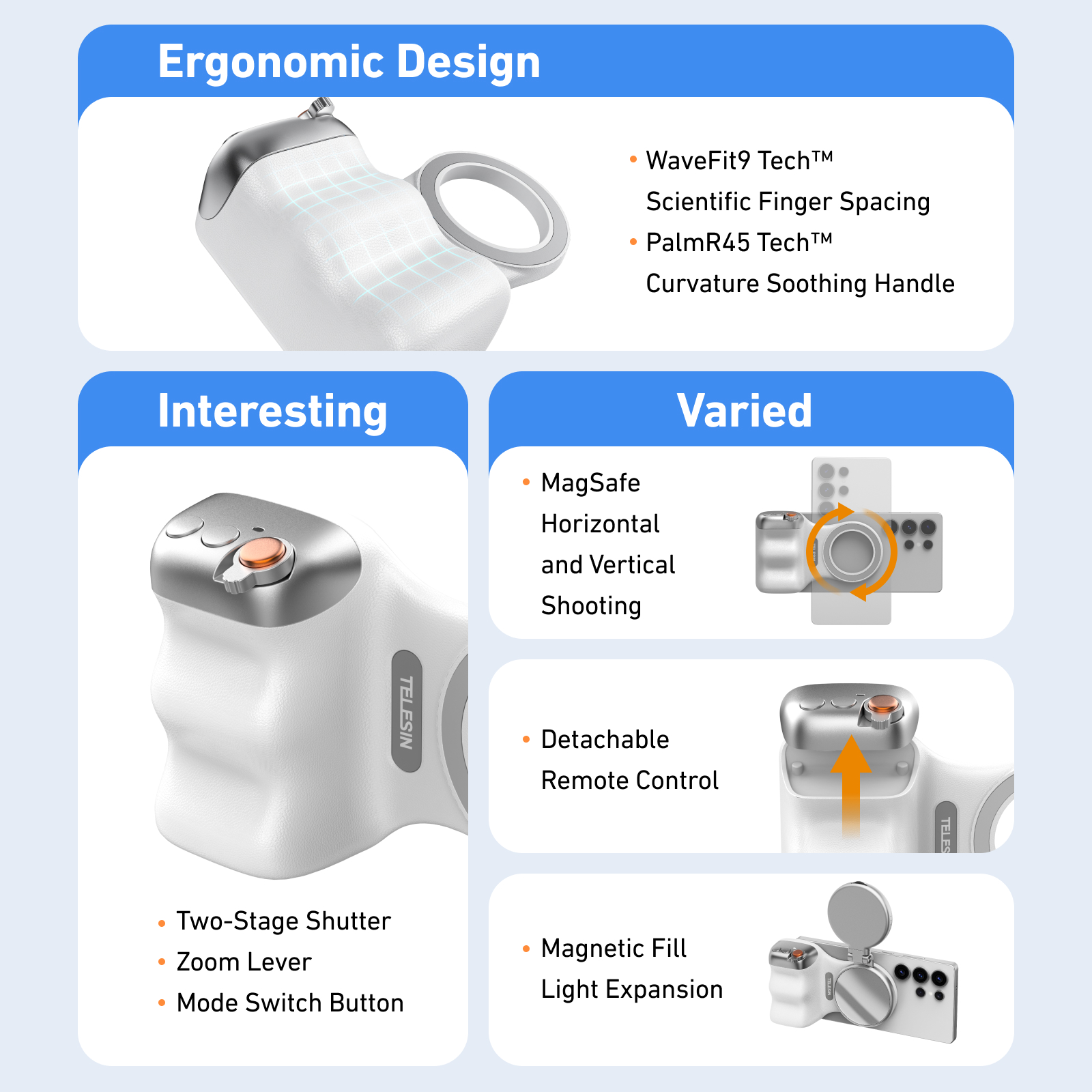 Magnetic Grip Dual-sided Magne - Photography With Iphone 15 บทวิจารณ์และราคา