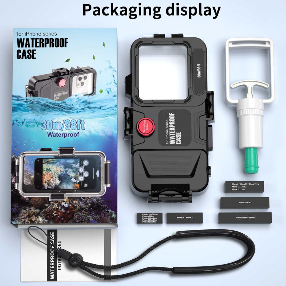 Waterproof Diving Swimming Cov - Photography With Iphone 15 บทวิจารณ์และราคา