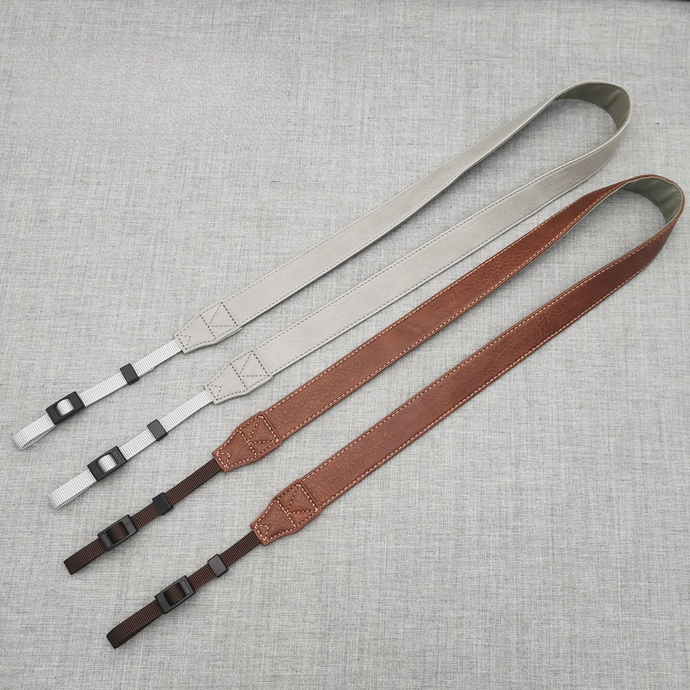 PU Leather Camera Shoulder Str - Camera Strap Leather บทวิจารณ์และราคา