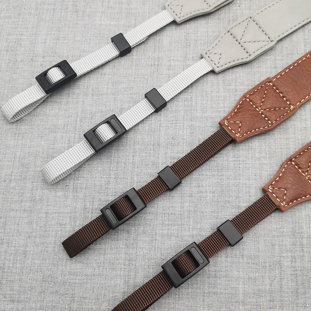PU Leather Camera Shoulder Str - Camera Strap Leather บทวิจารณ์และราคา