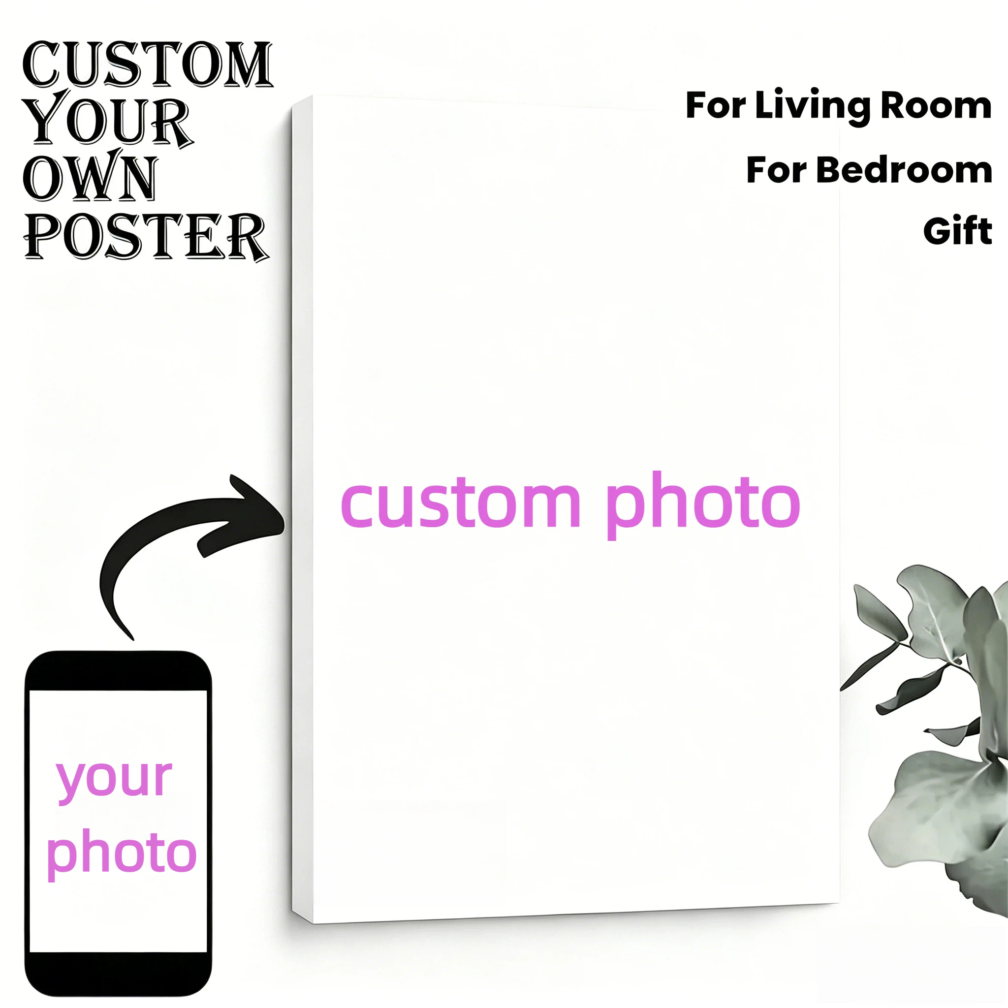Custom Personal Photo Canvas W - Photography Image บทวิจารณ์และราคา