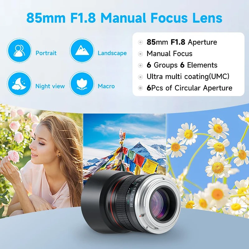 Lightdow 85mm F1.8 Medium Tele - Photography Gear บทวิจารณ์และราคา