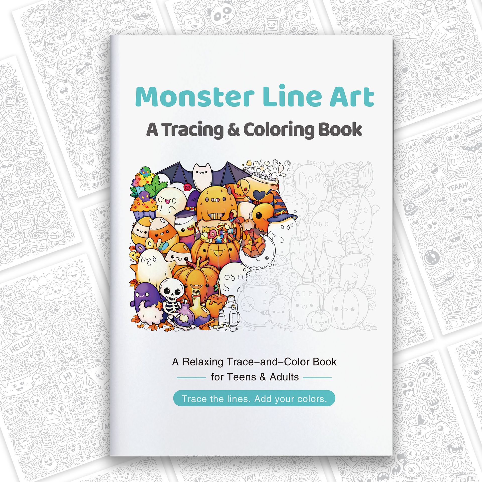 Trace & Color Doodles Coloring - Photography Of Book บทวิจารณ์และราคา