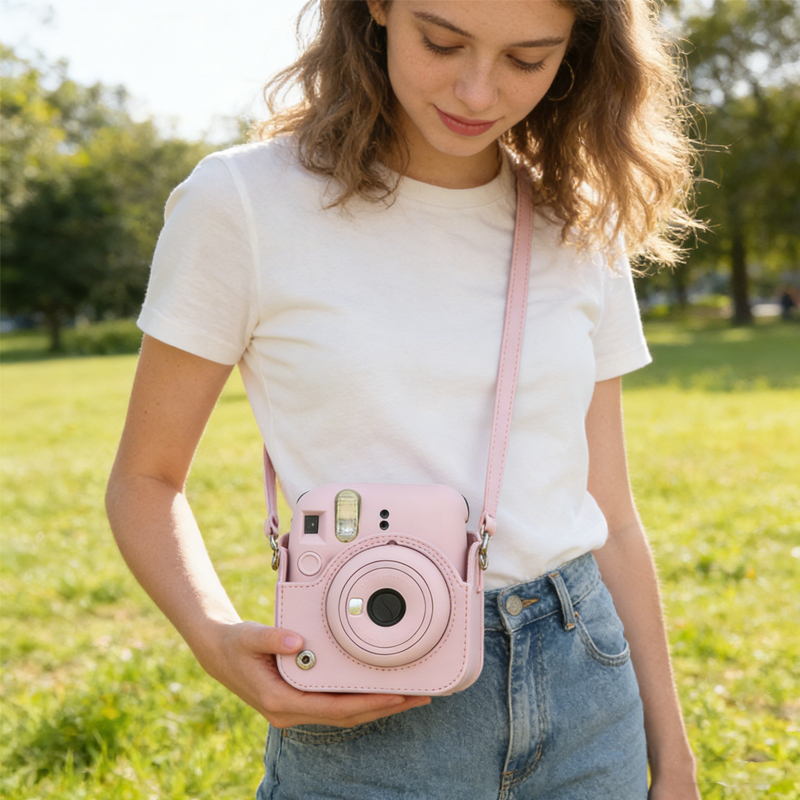 Stylish PU Leather Camera Prot - Camera Strap Leather บทวิจารณ์และราคา