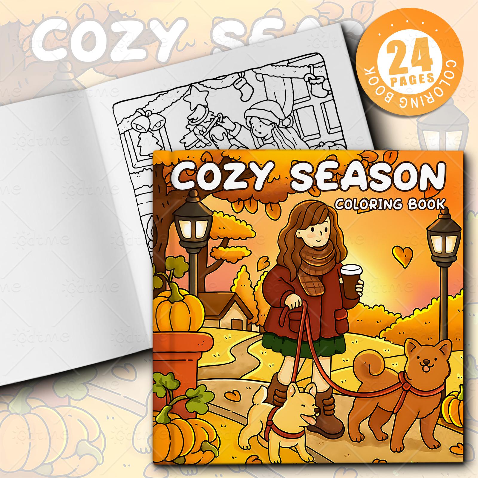 COZY SEASON Coloring Book for  - Photography Of Book บทวิจารณ์และราคา
