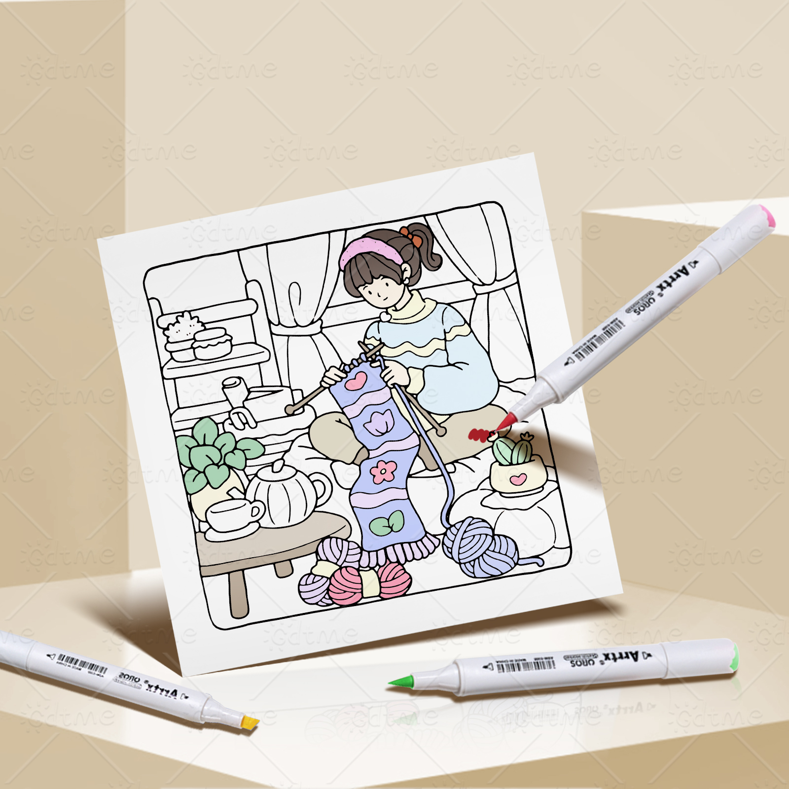COZY SEASON Coloring Book for  - Photography Of Book บทวิจารณ์และราคา