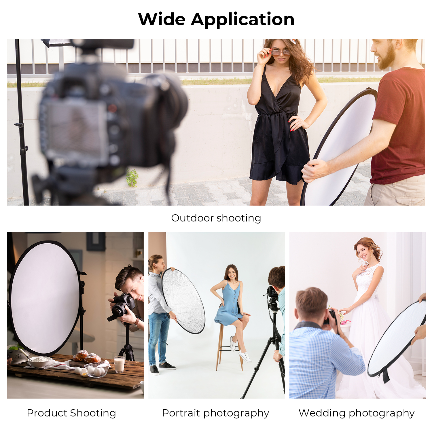 K&F CONCEPT 56/80/110cm 5-in-1 - Reflector 5 In 1 บทวิจารณ์และราคา