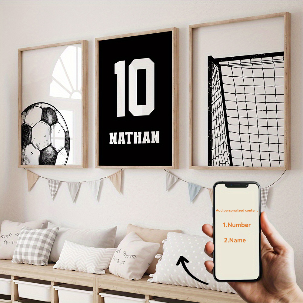 Custom Name and Number Soccer  - Photography Image บทวิจารณ์และราคา