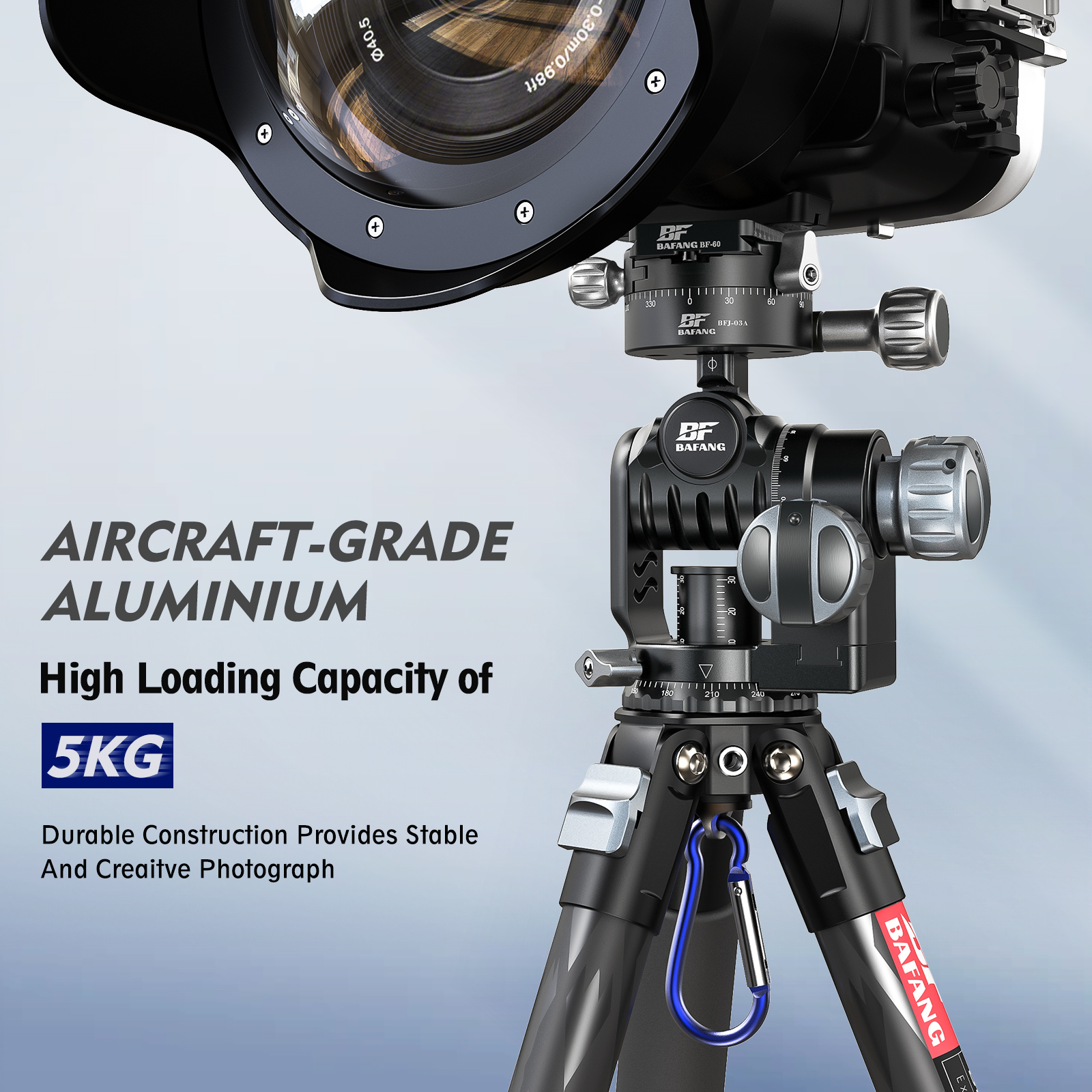 BAFANG Versatile Geared Tripod - Photography Gear บทวิจารณ์และราคา