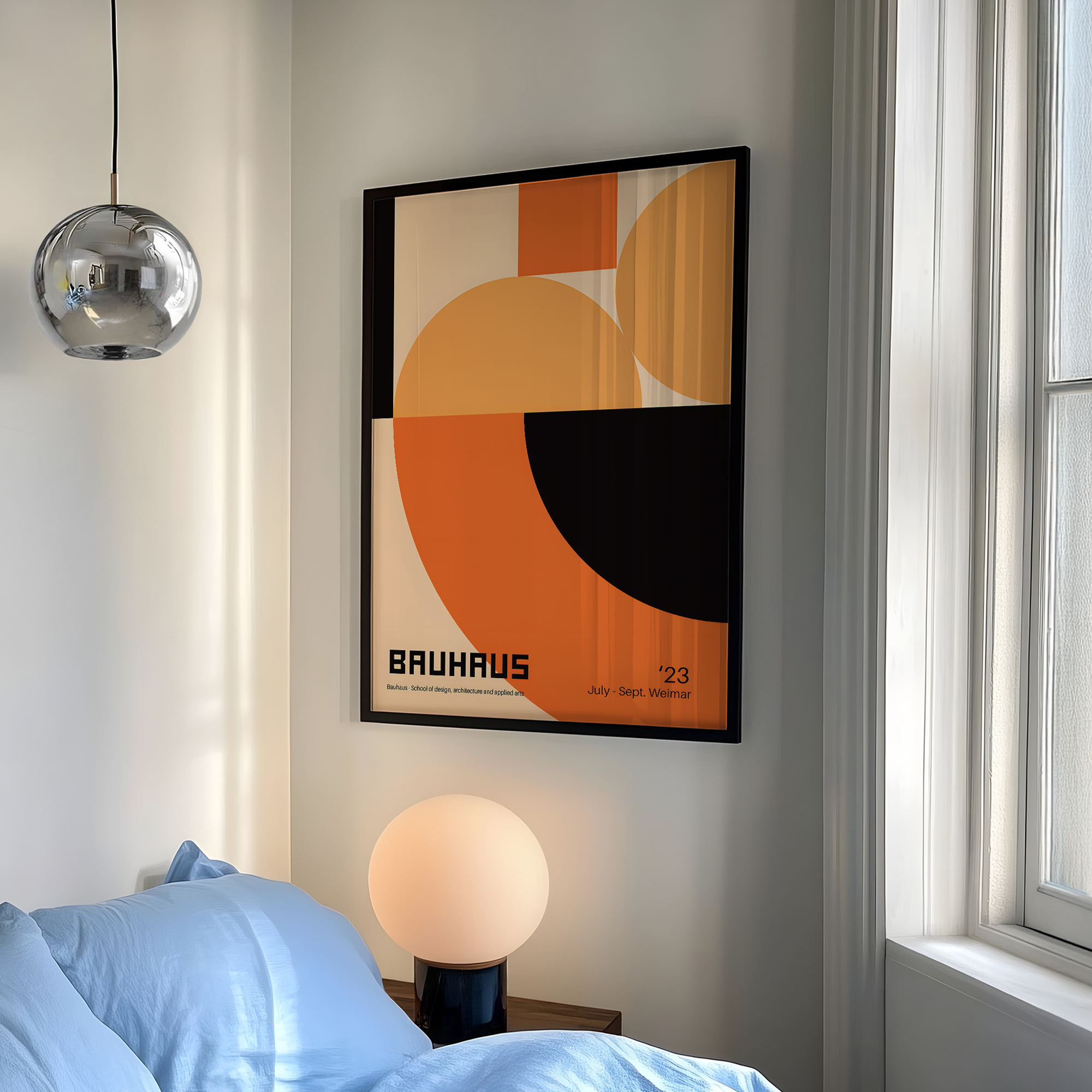 Modern Geometry Bauhaus School - Photography Image บทวิจารณ์และราคา