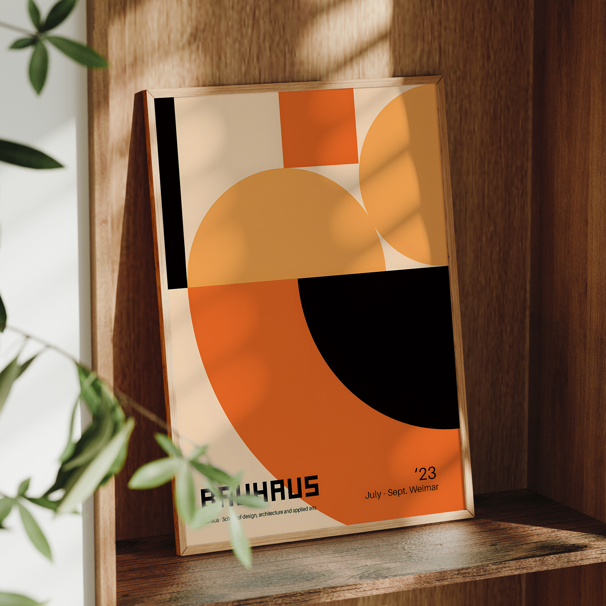 Modern Geometry Bauhaus School - Photography Image บทวิจารณ์และราคา