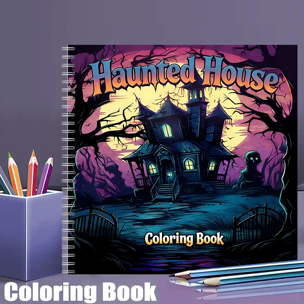 Haunted House Coloring Book fo - Photography Of Book บทวิจารณ์และราคา