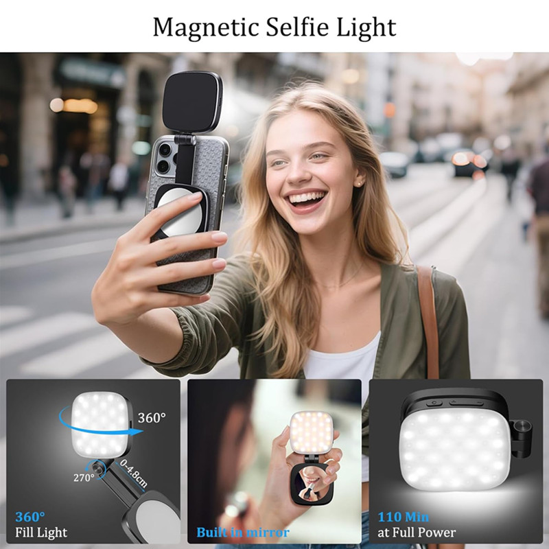 Foldable Magnetic Phone Selfie - Photography With Iphone 15 บทวิจารณ์และราคา