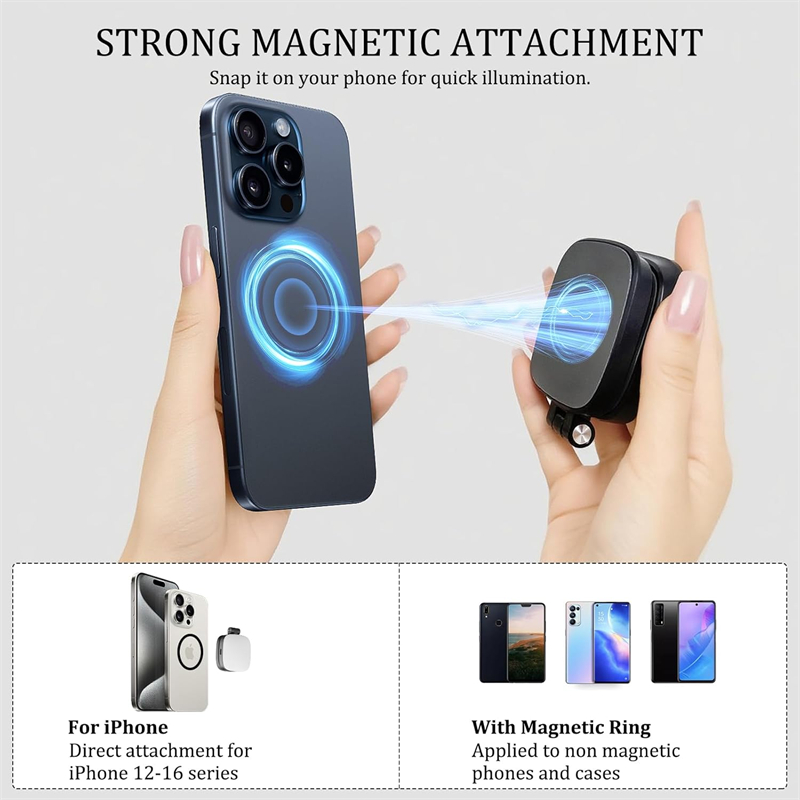 Foldable Magnetic Phone Selfie - Photography With Iphone 15 บทวิจารณ์และราคา