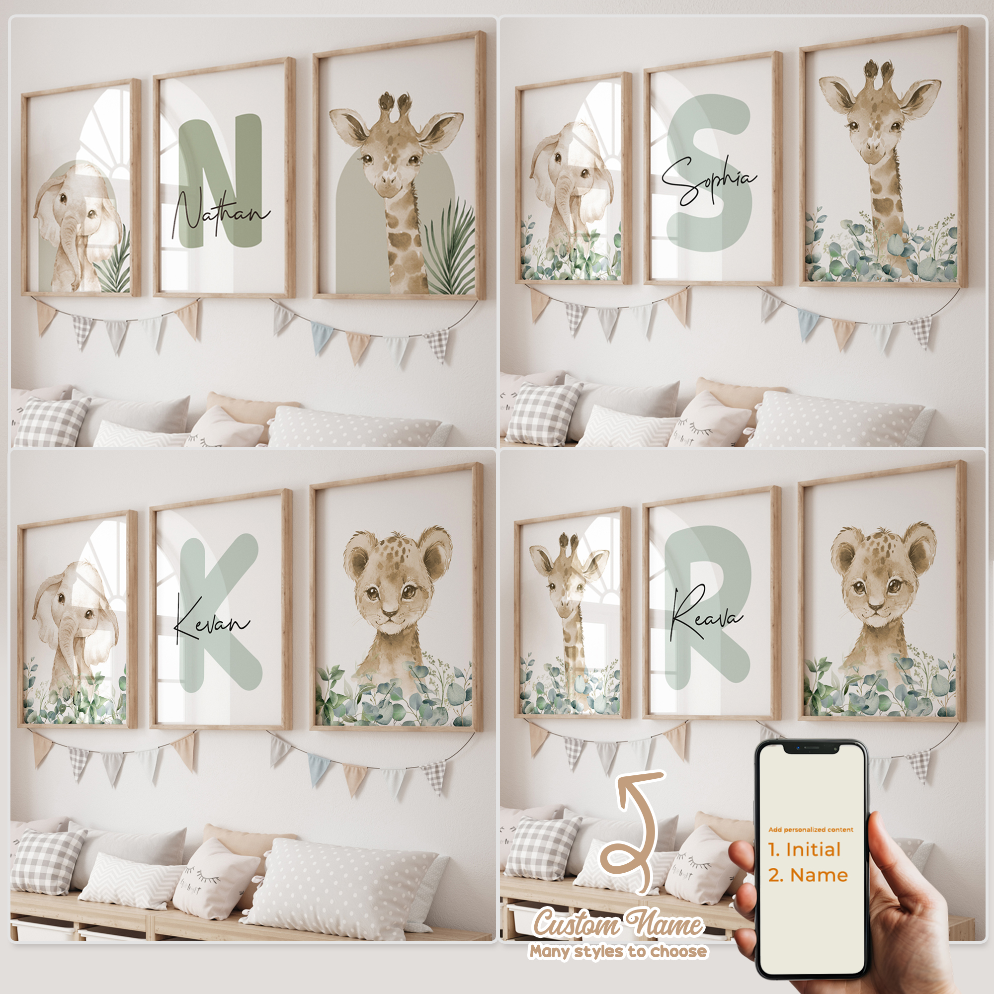 3pcs Personalized Custom Name  - Photography Image บทวิจารณ์และราคา