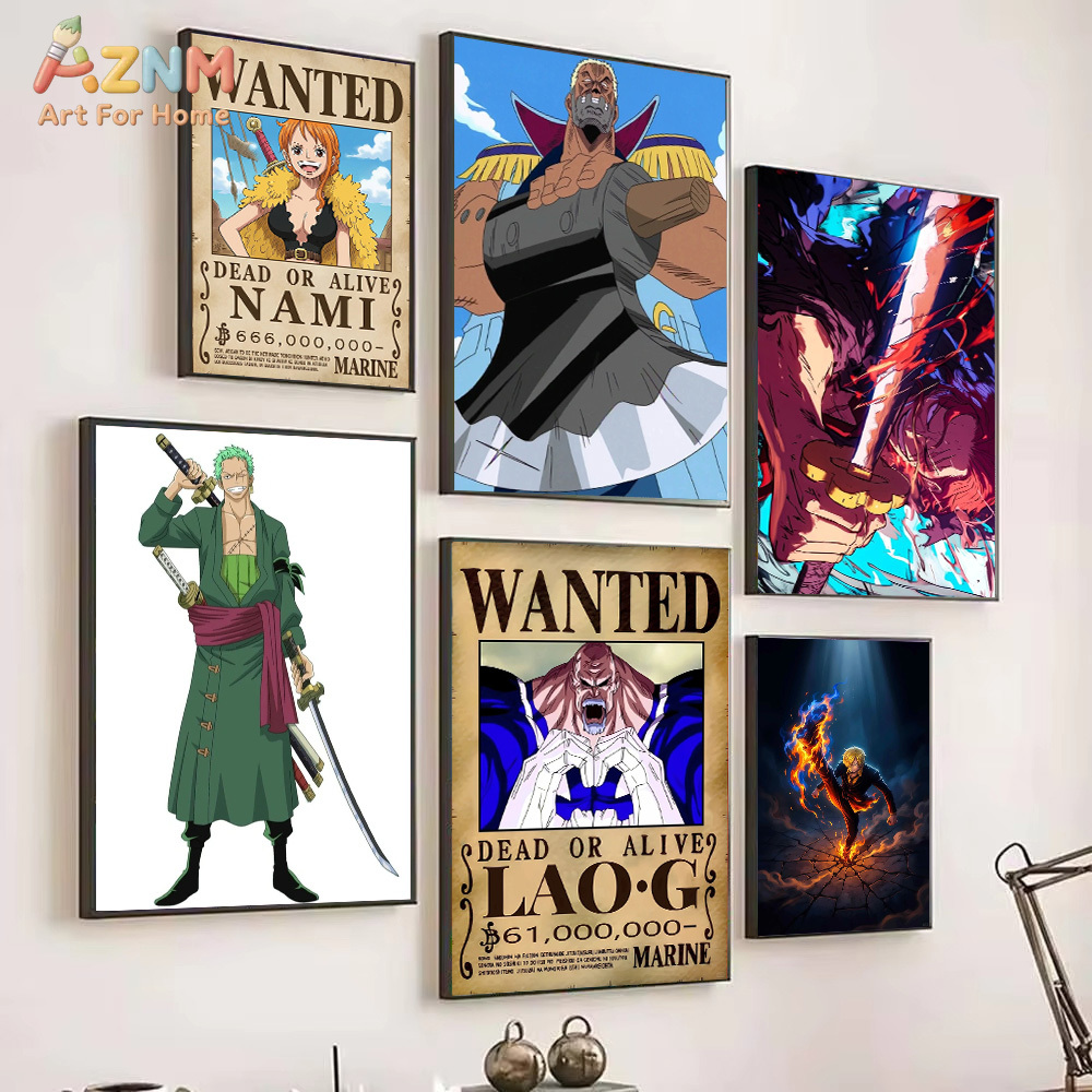 AZNM One Piece Nami Wanted Pos - Photography Anime บทวิจารณ์และราคา
