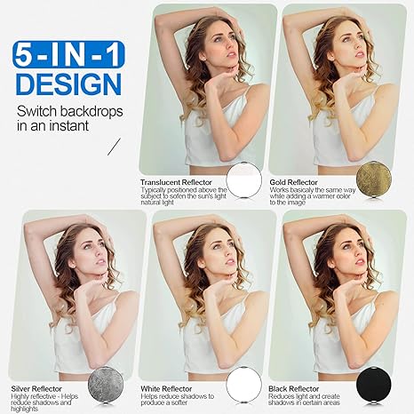 43Inch/110cm Photography Light - Reflector 5 In 1 บทวิจารณ์และราคา