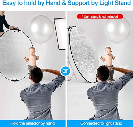 43Inch/110cm Photography Light - Reflector 5 In 1 บทวิจารณ์และราคา