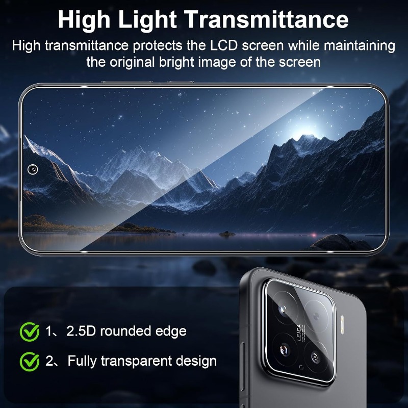 2Pcs Screen Protectors With 2P - Xiaomi Photography Kit 15 Ultra บทวิจารณ์และราคา
