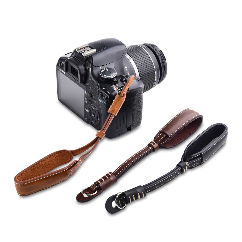 Camera Leather Hand Grip Metal - Camera Strap Leather บทวิจารณ์และราคา