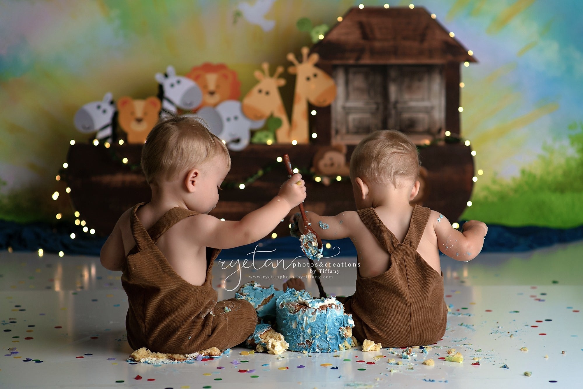 Noahs Ark Animals Zoo Backdrop - Photography Zoo บทวิจารณ์และราคา