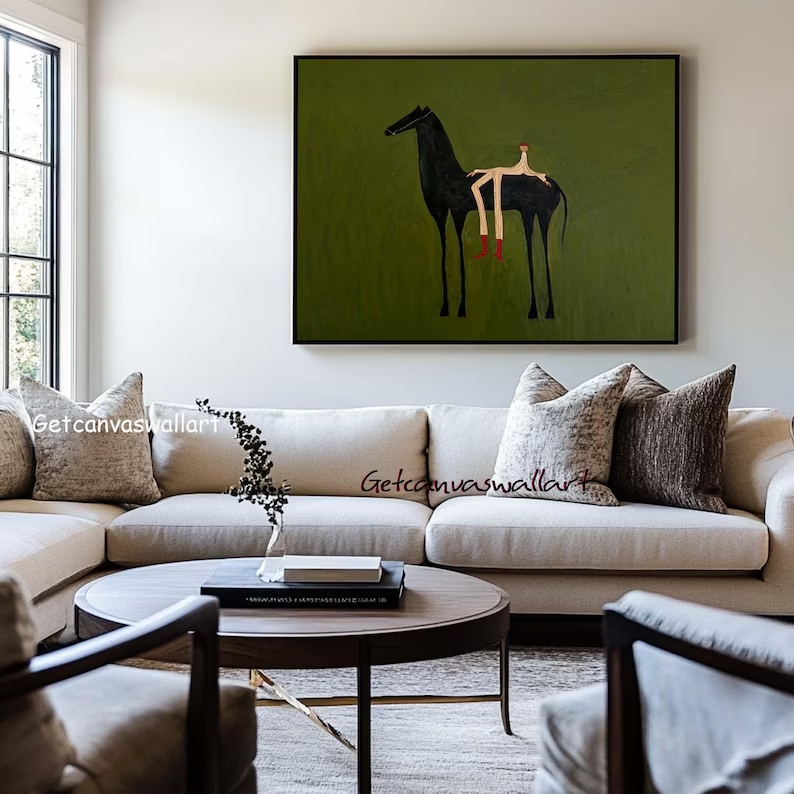 Modern Abstract Western Horse  - Photography Image บทวิจารณ์และราคา