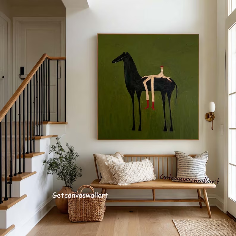 Modern Abstract Western Horse  - Photography Image บทวิจารณ์และราคา